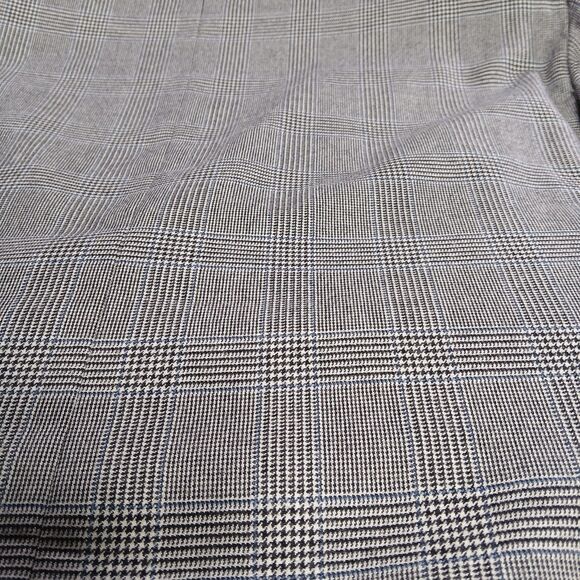 Samuelsohn Mens 52R Cashmere Sport Coat Blazer Jacket Gray Houndstooth Plaid - Picture 10 of 11